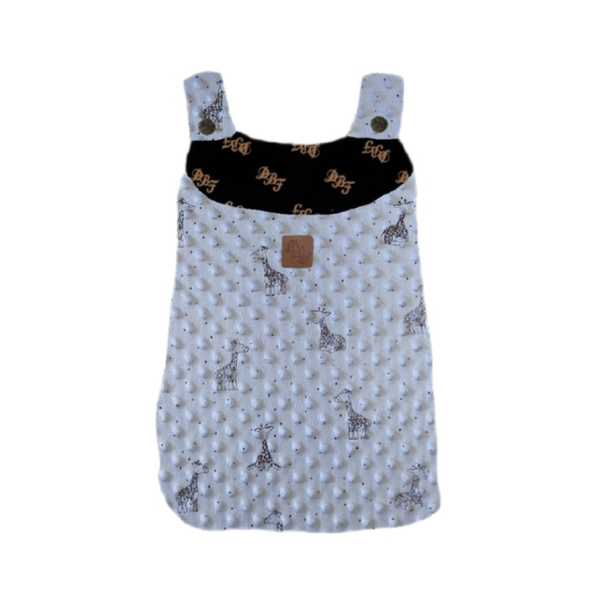 Boxzak giraf blauw