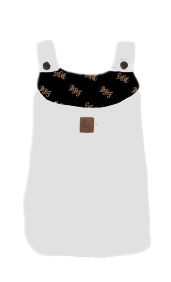 Boxzak velours wit