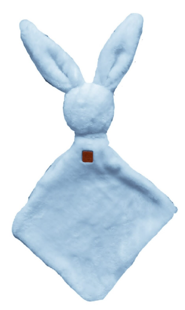 Knuffel konijn blauw
