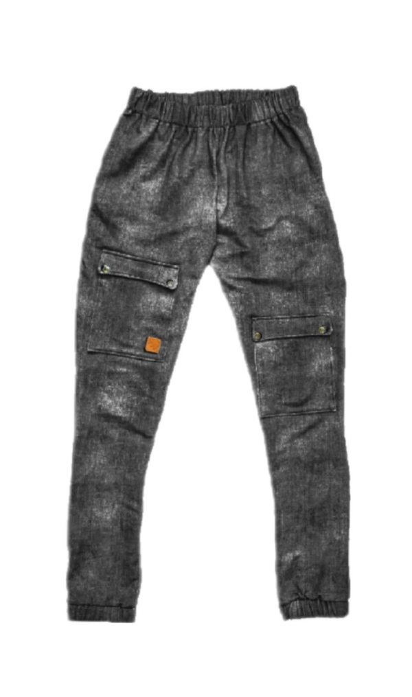 Broek jeans wijd model zwart