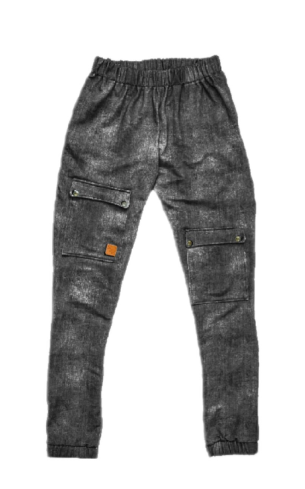Broek  jeans strak model zwart