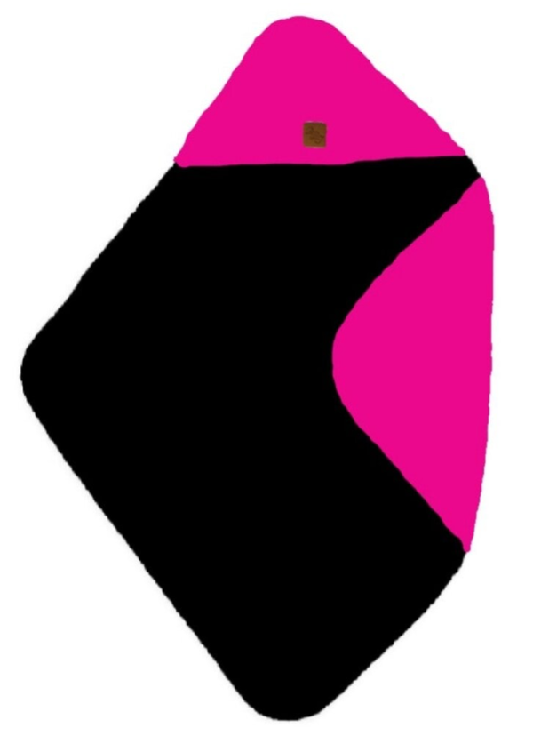 Omslagdoek fuchsia