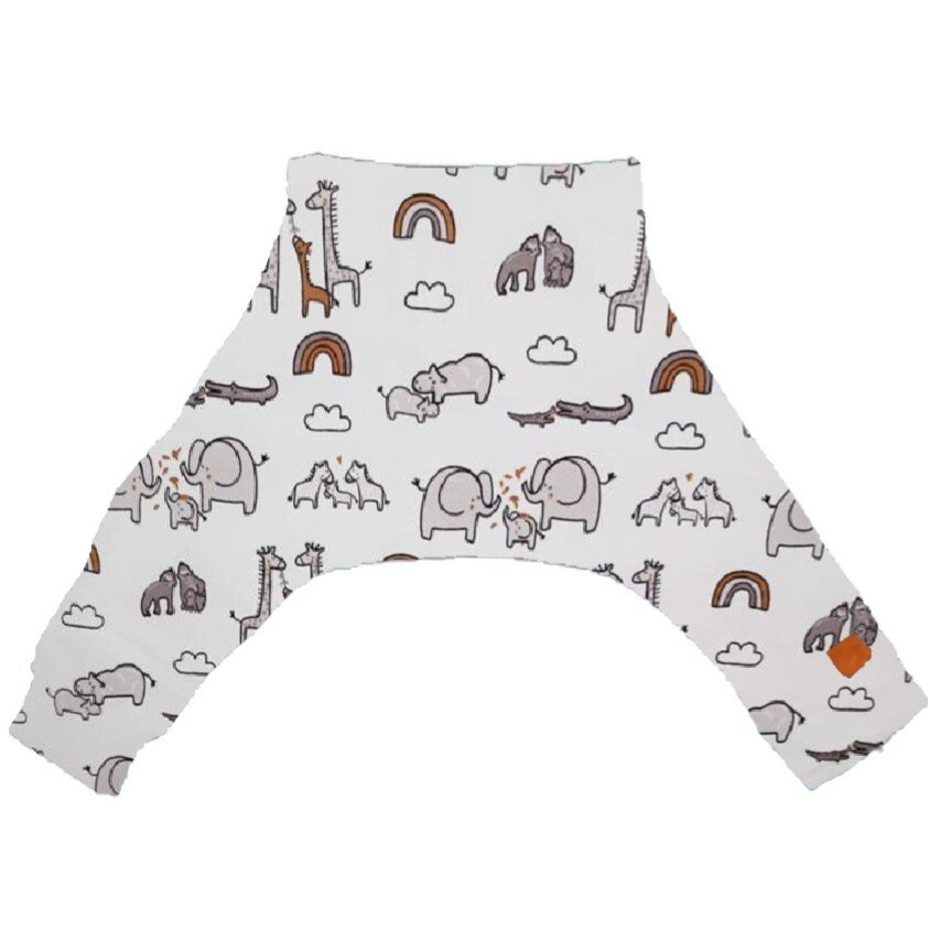 Spreidbroek jungle grijs