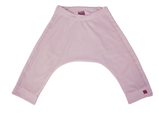 Spreidbroek velours oud roze