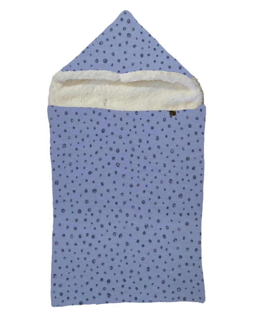 Zak geschikt voor o.a. Maxi Cosi dot glitter blauw