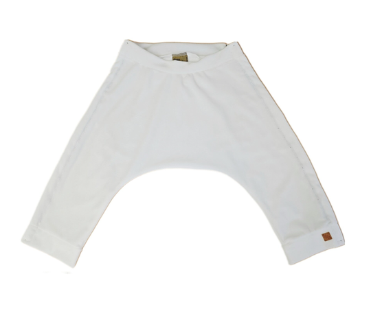 Spreidbroek velours wit