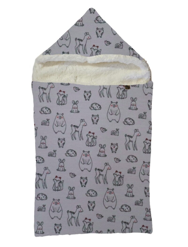 Zak geschikt voor o.a. Maxicosi diertjes grijs