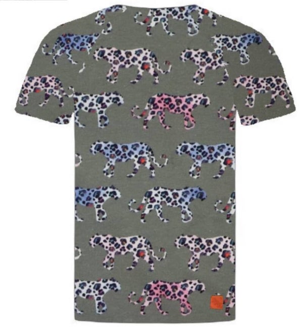 T-Shirt Panter figuren grijs