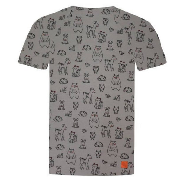 T-Shirt diertjes grijs