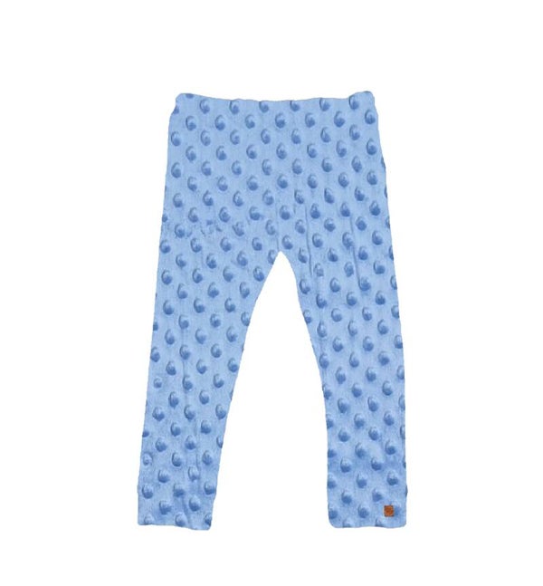 Legging minky blauw