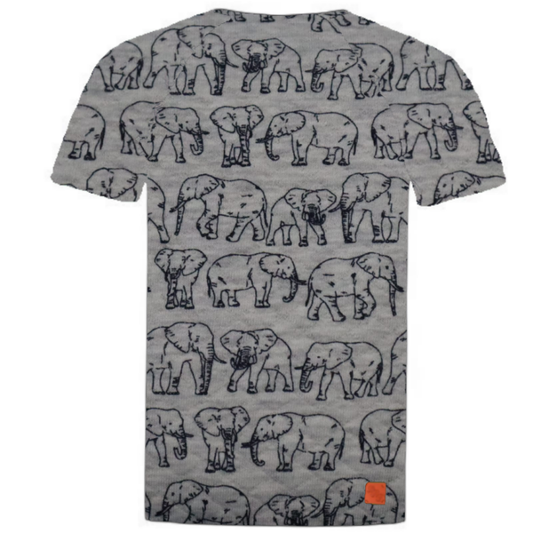 T-Shirt olifant grijs