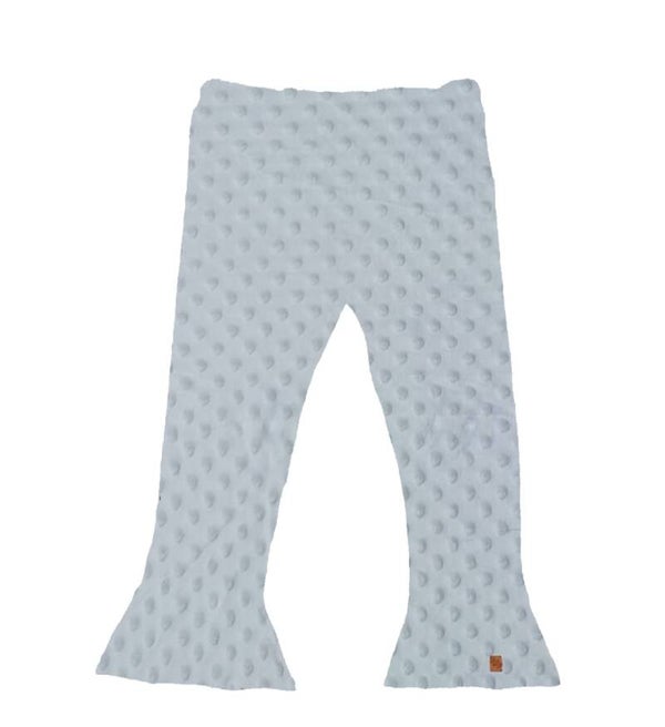 Flared broek minky wit