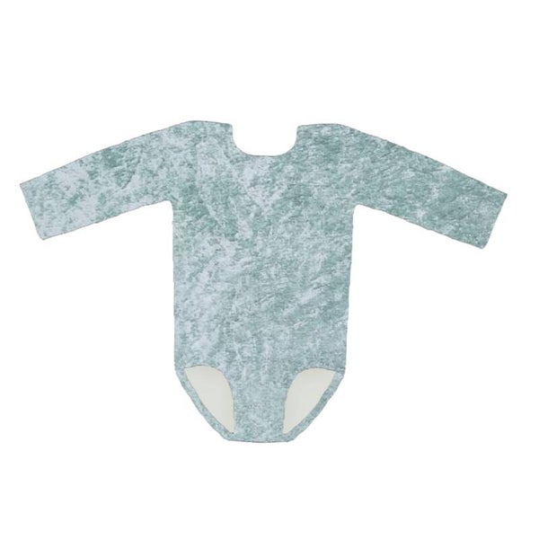 Bodystocking  velours mint groen