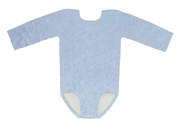 Bodystocking  velours wit