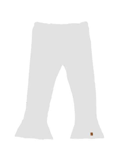 Flared broek wit