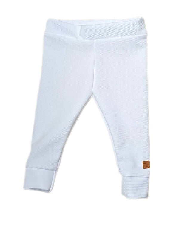 Broek rib wit
