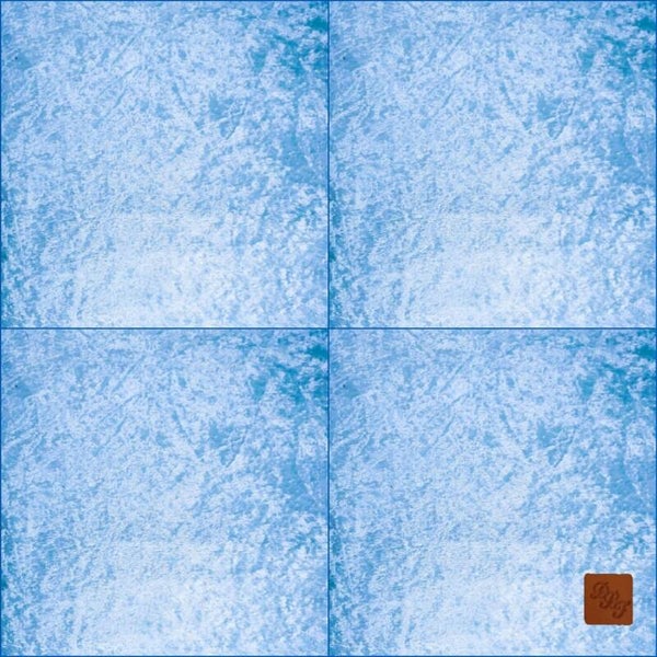 Boxkleed velours blauw