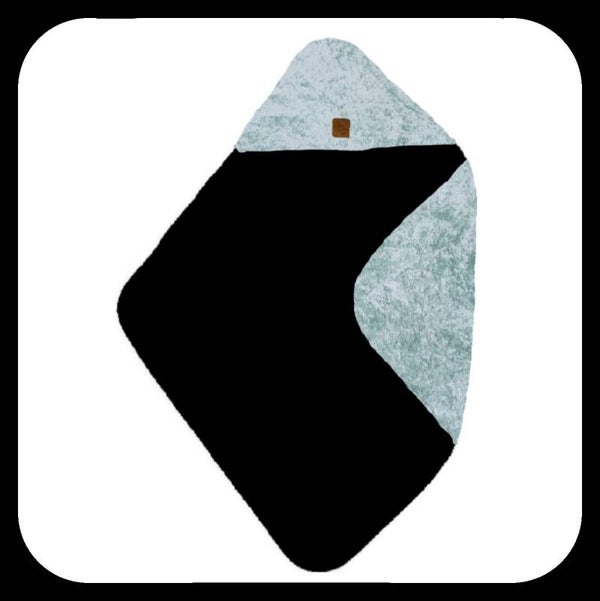 Omslagdoek velours mintgroen