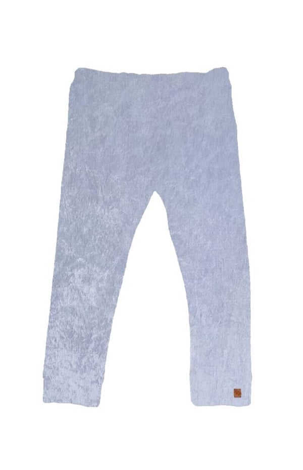 Legging velours wit