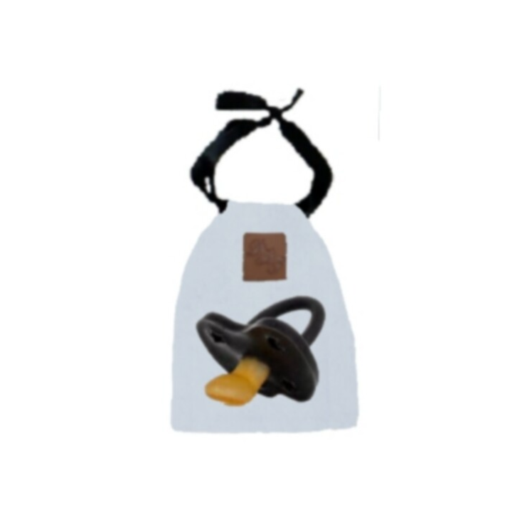 Speenzakje velours wit