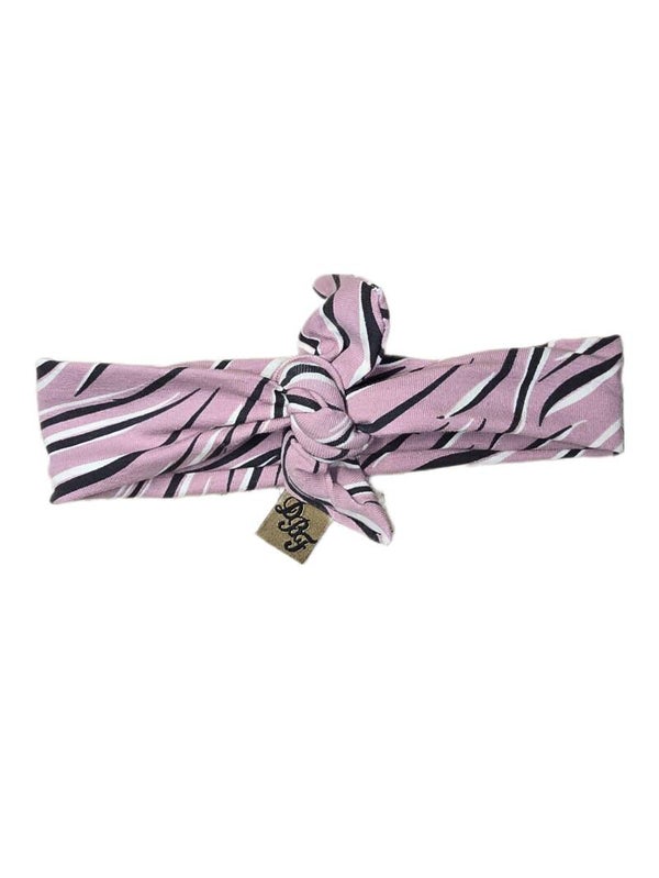 Haarband zebra roze