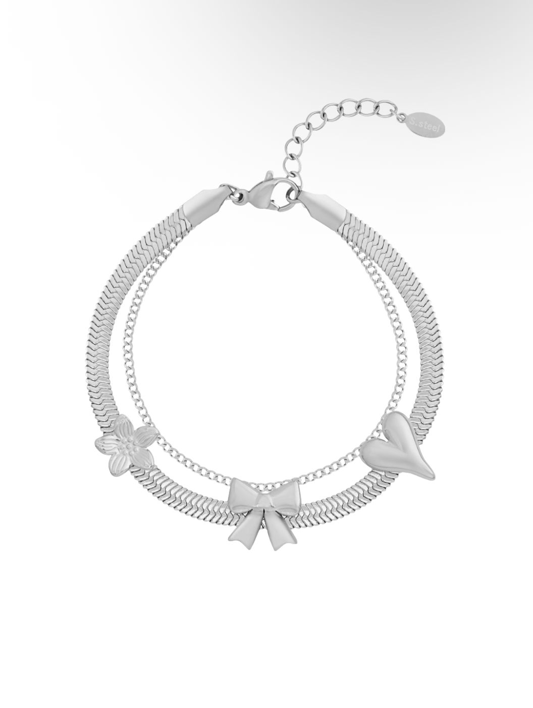 Summer love armband zilver