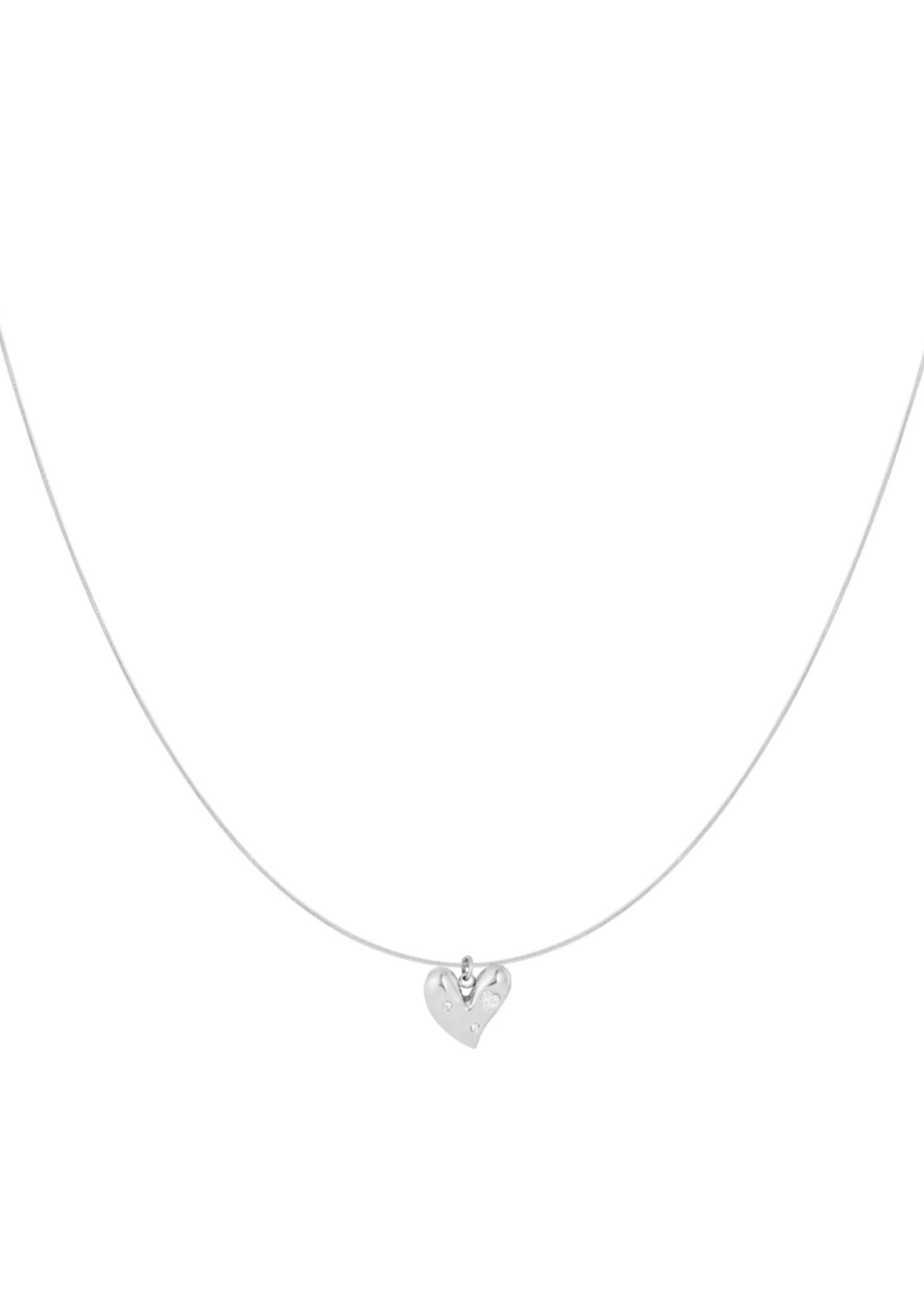 Lucky to have you ketting zilver