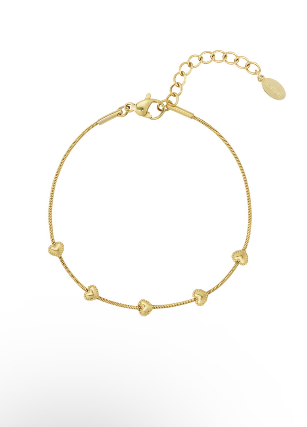 Hartrij armband goud