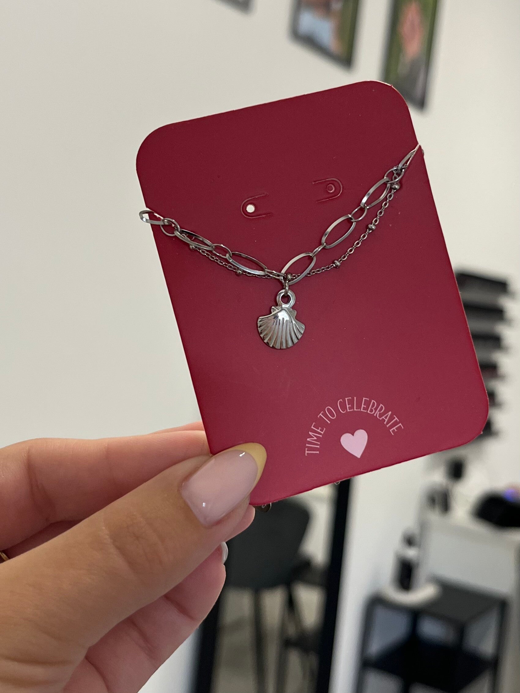 Schelp bedel armband