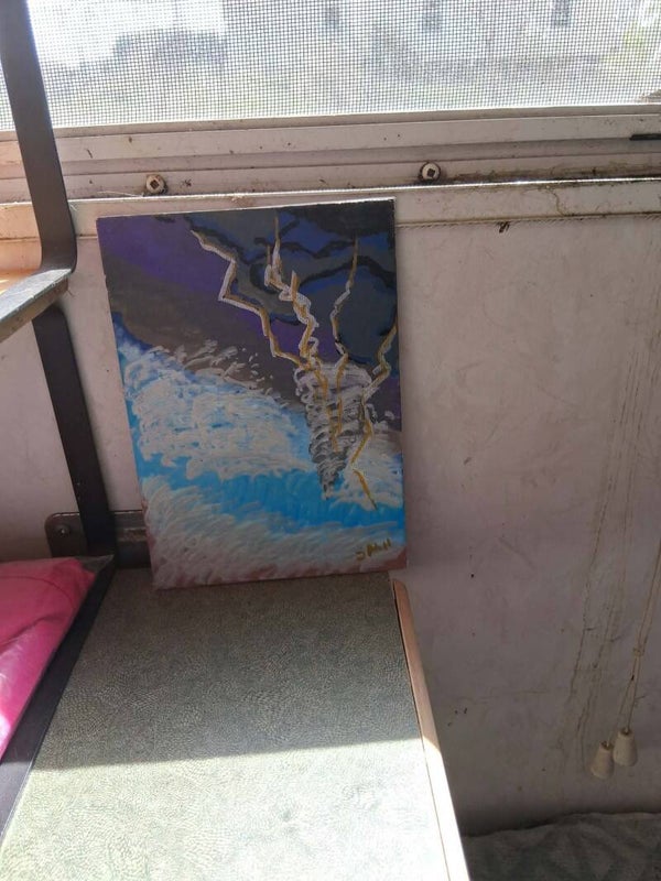 Internal Storm - Acrylic Painting