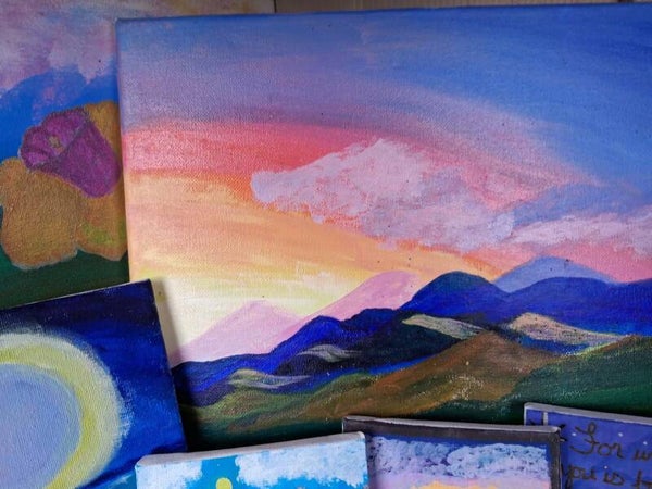 Springtime in the Mountains Painting
