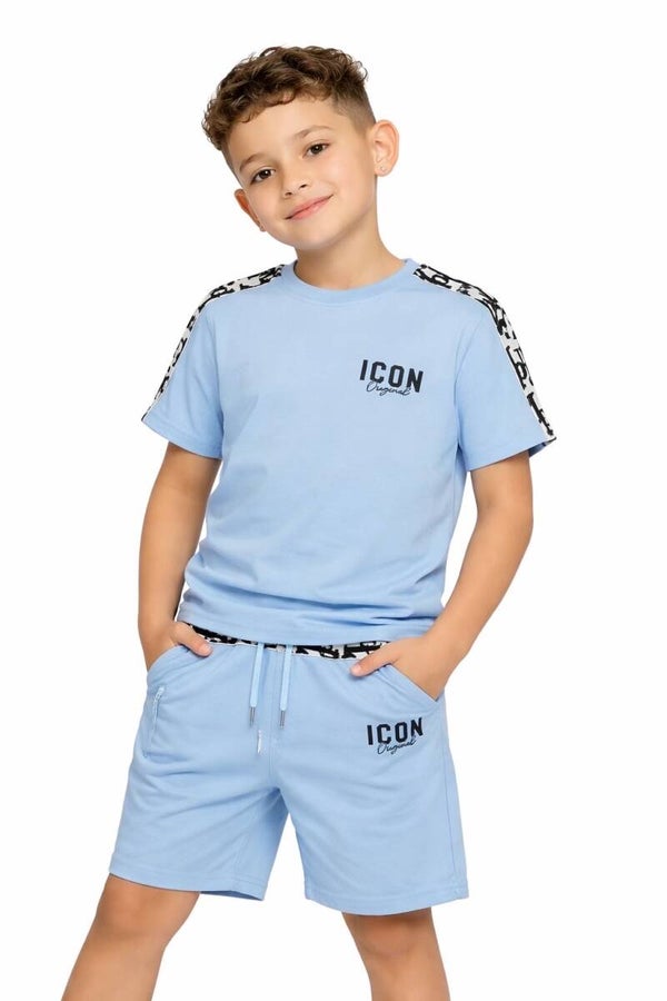 Zomer setje icon bleu