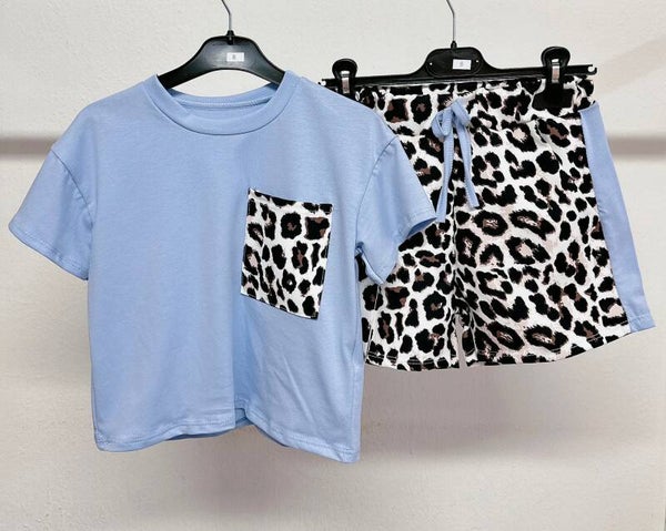Meisjes setje blauw