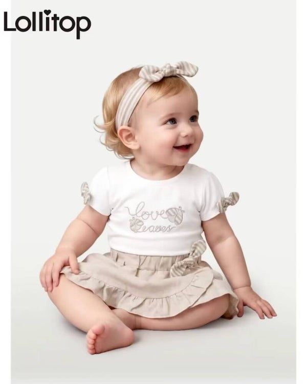 Meisjes setje shirt en rokje