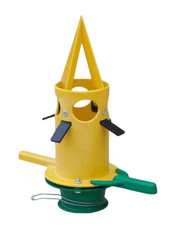 Bigbag lossysteem met afsluitklep