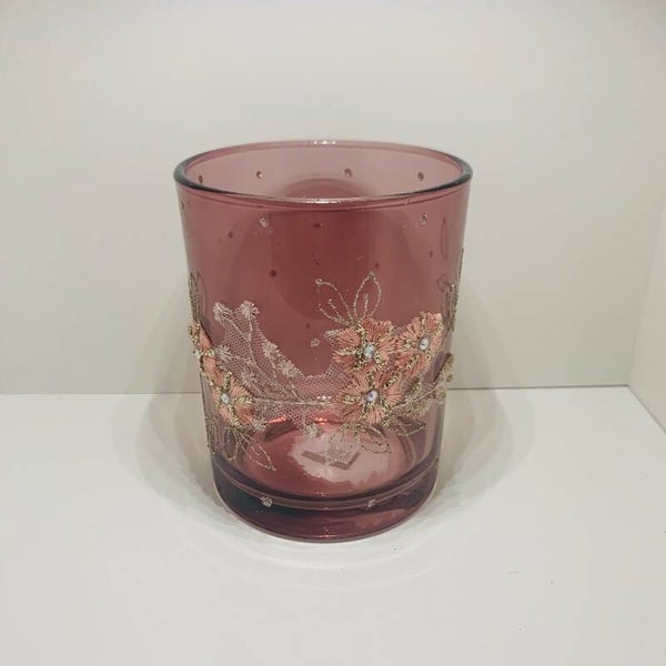 Theelichthouder kant 12x10cm