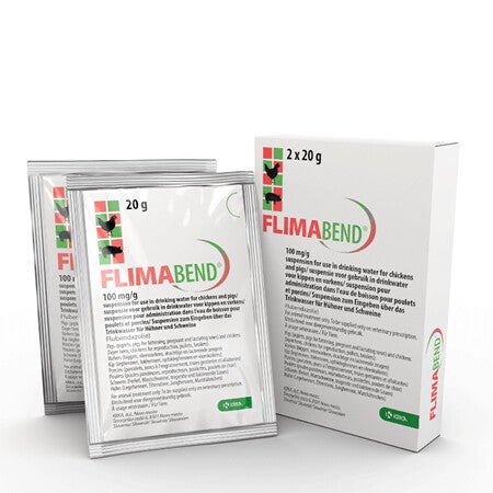 Ontworming van kippen met Flimabend 100 mg/g suspensie 2 x 20 g
