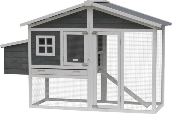 FLGO KIPPENHOK MET REN VIGO RUSTIC 187x75x122,5CM