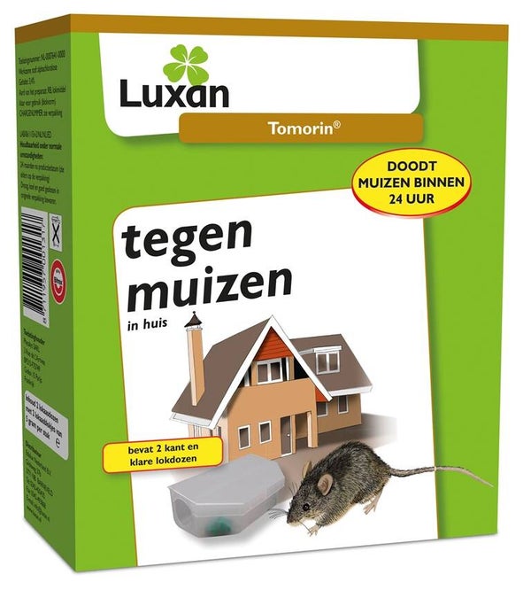 Luxan Tomorin kant en klaar tegen muizen