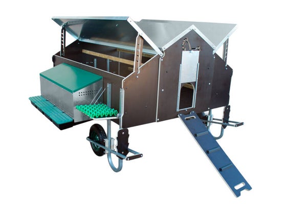 Mobiel kippenhok voor 25-30 kippen