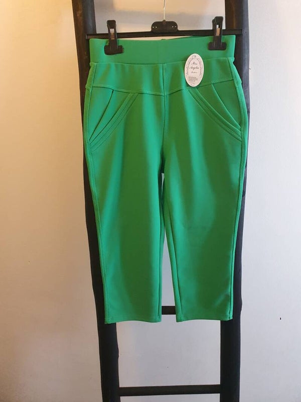 Comfort capri groen