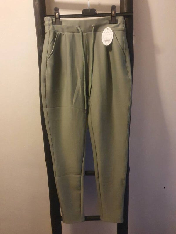 Comfort met koordjes Greenish Grey