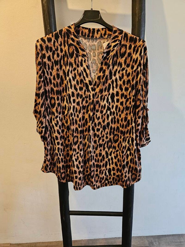Travel stof top met print 5
