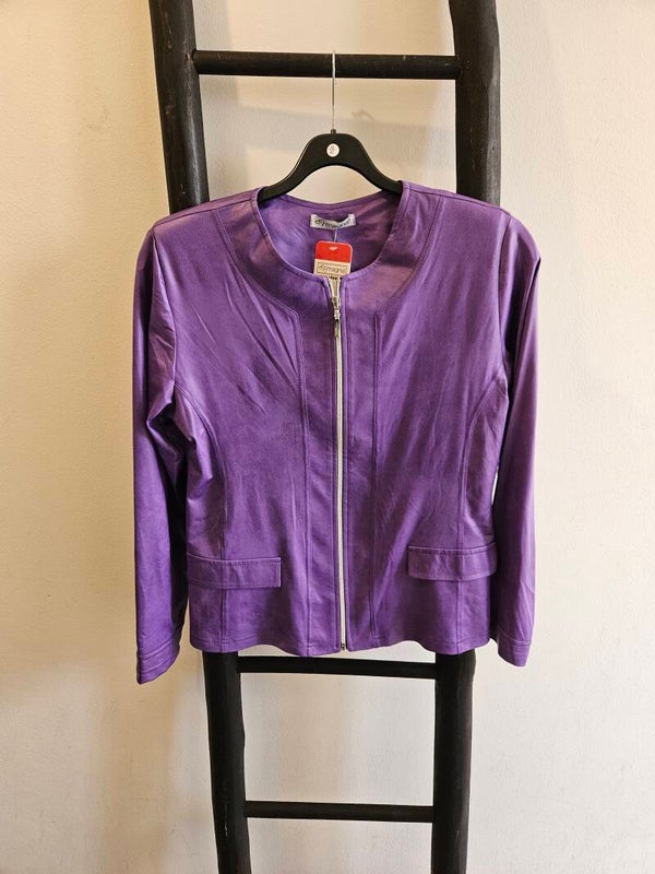 Magna leatherlook jasje Lila KL31