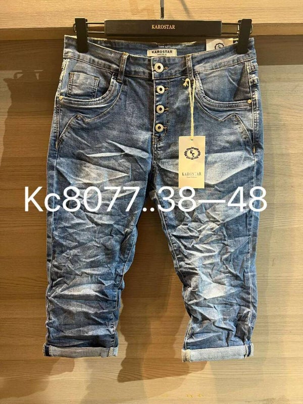 Karostar jeans capri KC8077