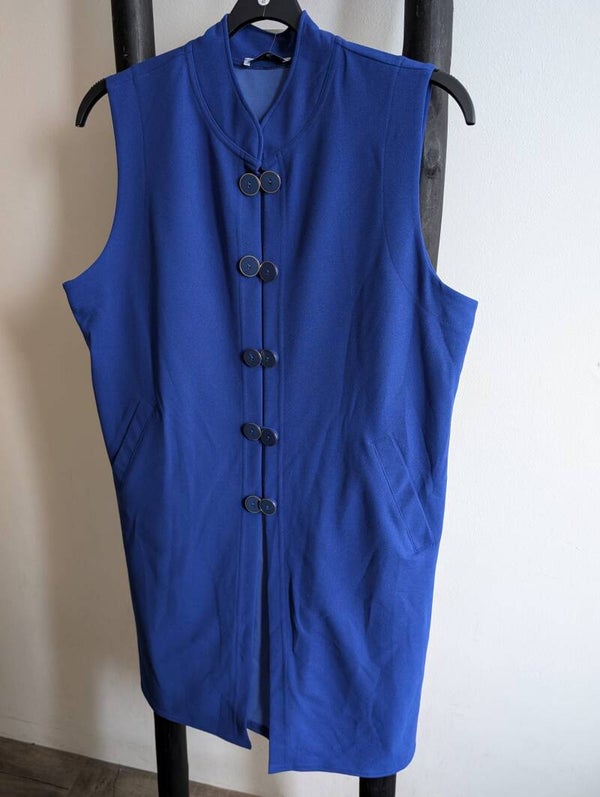 Magna singlet Kobalt blauw lang