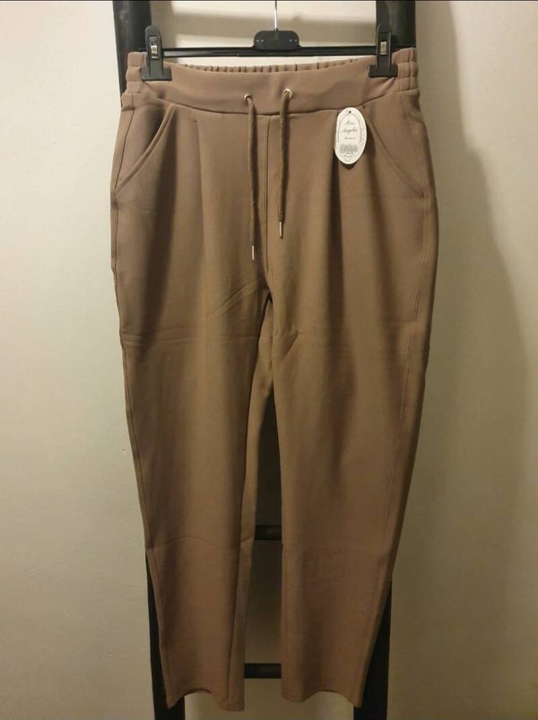 Comfort broek met koordje Leafless tree