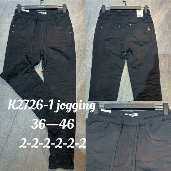 Karostar jogjeans zwart