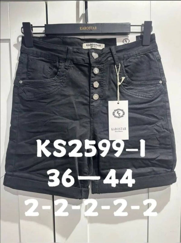 Karostar short zwart KS2599-1