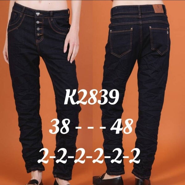 Karostar donkere jeans K2839